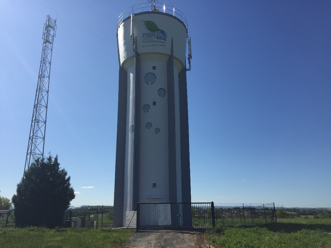 Réhabilitation du réservoir sur tour de Landange